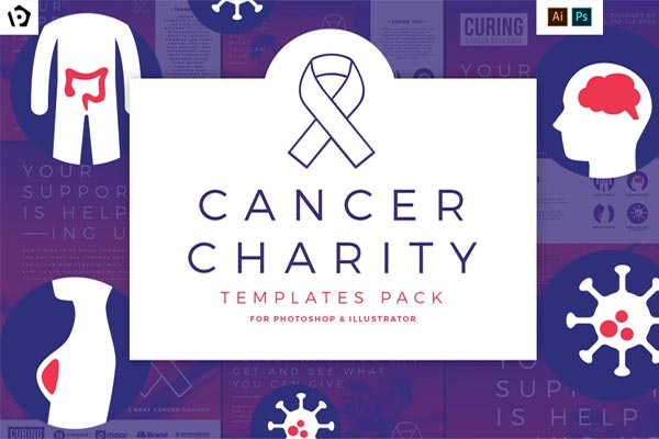Cancer Awareness Brochure Templates | PSD, Ai, InDesign, Word ( Doc ) Format Free & Premium Downloads